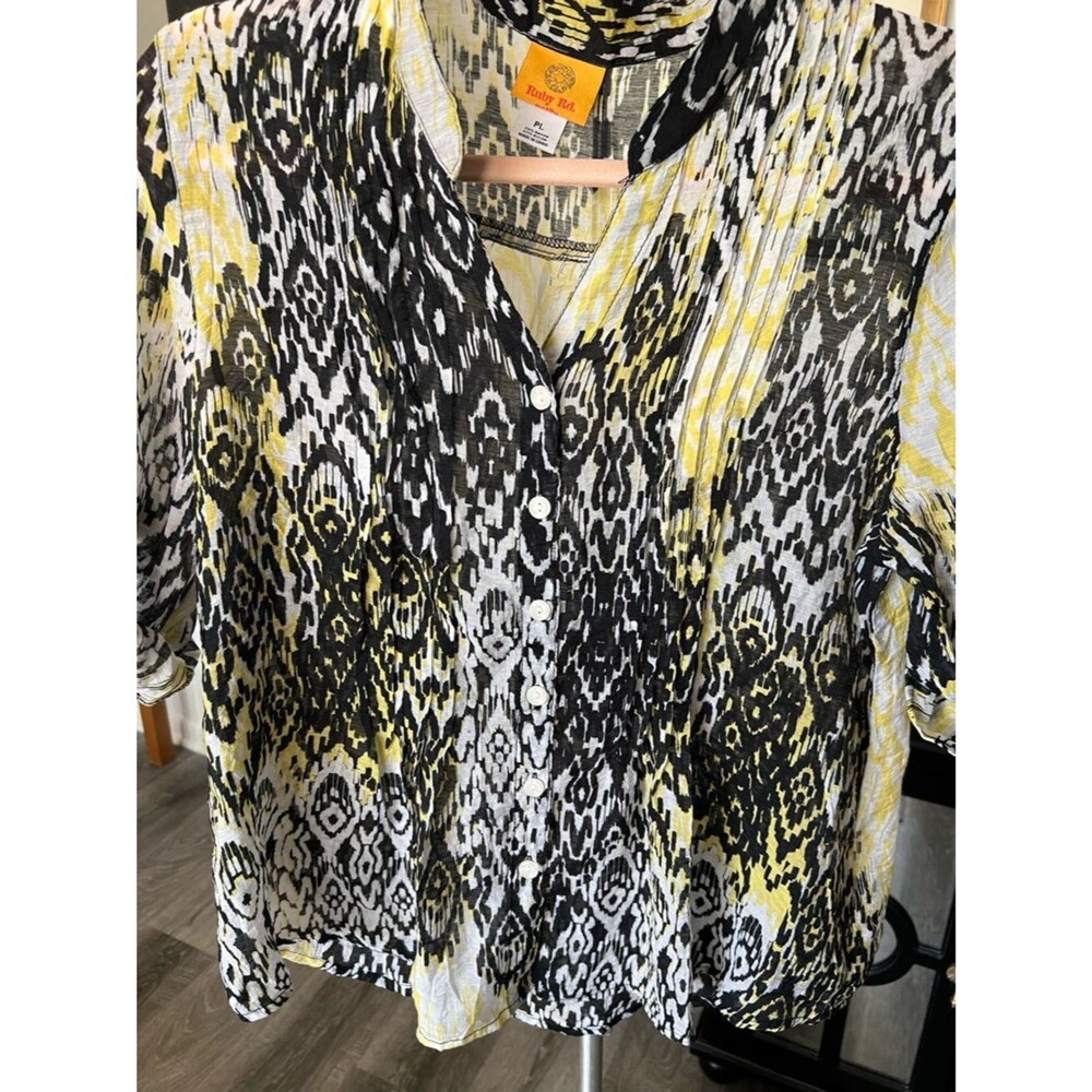 Ruby Rd. Button-Down Shirt - Picture 4 of 5